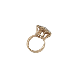 "Эйлера" кольцо в золотом покрытии из коллекции "Мириада" от Jenavi