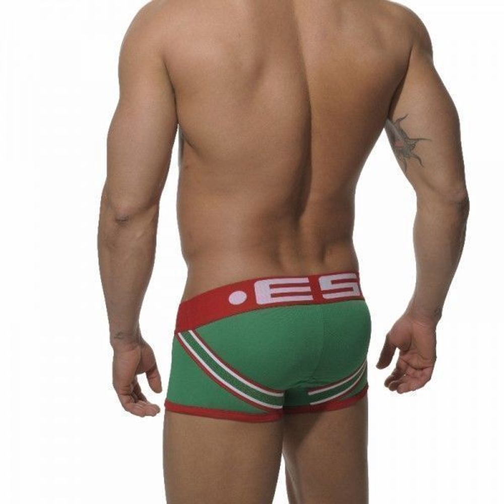 Мужские трусы боксеры зеленые ES Collection UN028