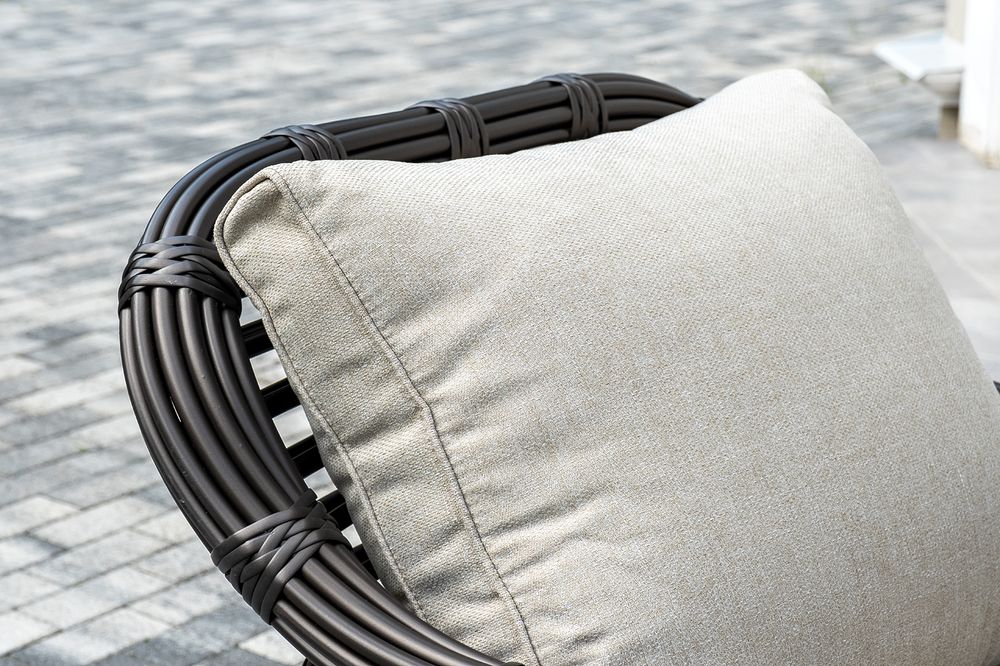 "Ницца" лаунж-зона из искусственного ротанга, цвет бронзовый