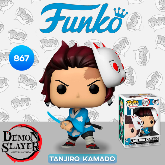 Фигурка Funko POP! Animation Demon Slayer Tanjiro Kamado w/Mask (Exc) 49632