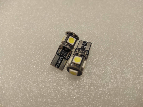 W16W (5 диодов) / Автолампа светодиодная (за 1 шт.)