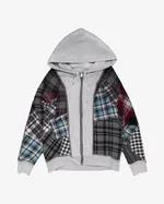 Купить Худи Upcycled Patchwork Худи Upcycled Patchwork