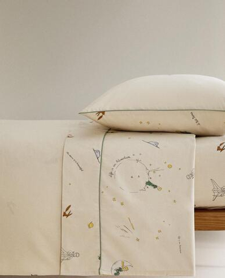 ZARA HOME ПРОСТЫНЯ С ПРИНТОМ "МАЛЕНЬКИЙ ПРИНЦ", РАЗНОЦВЕТНЫЙ