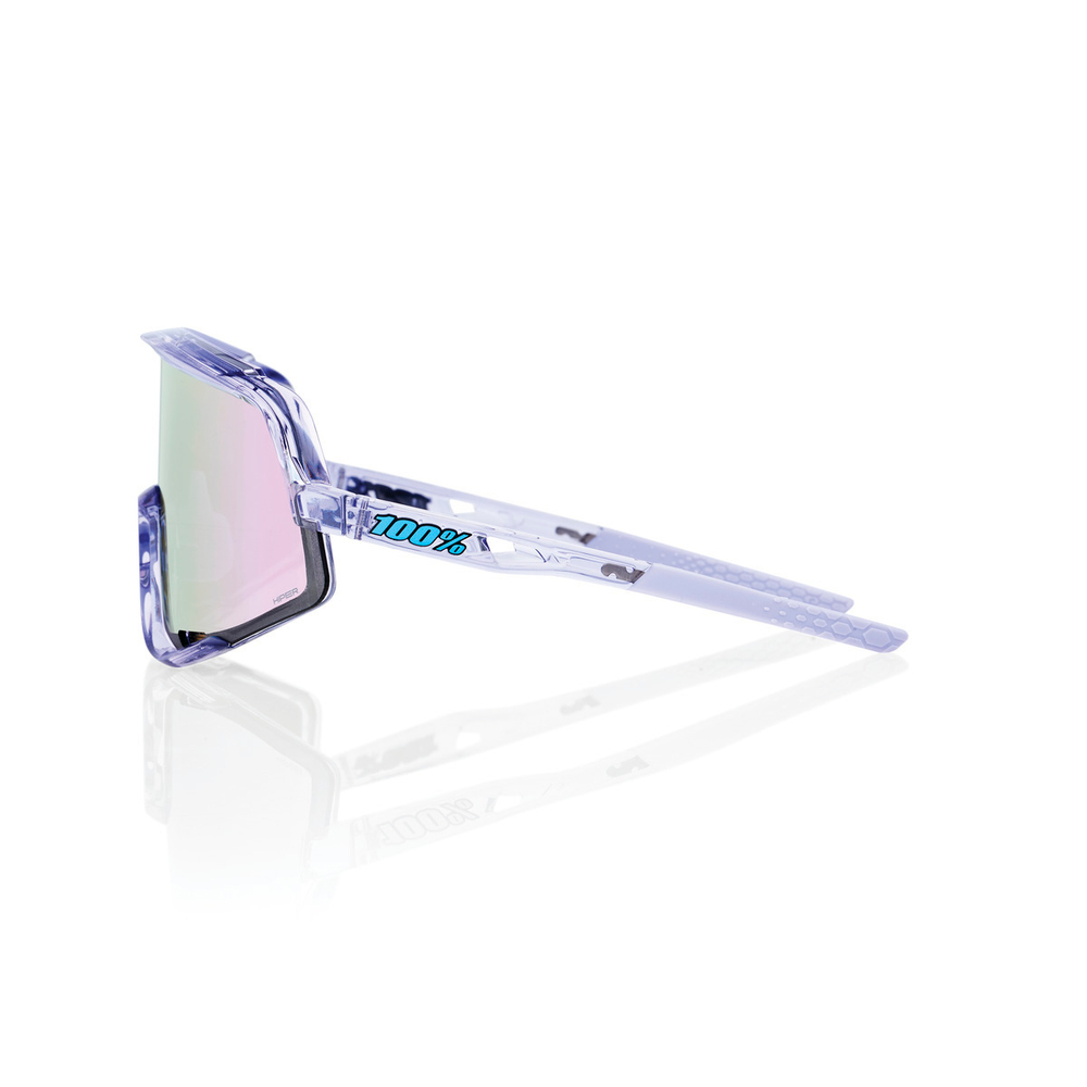 Спортивные очки 100% GLENDALE - Polished Translucent Lavender - HiPER Lavender Mirror Lens