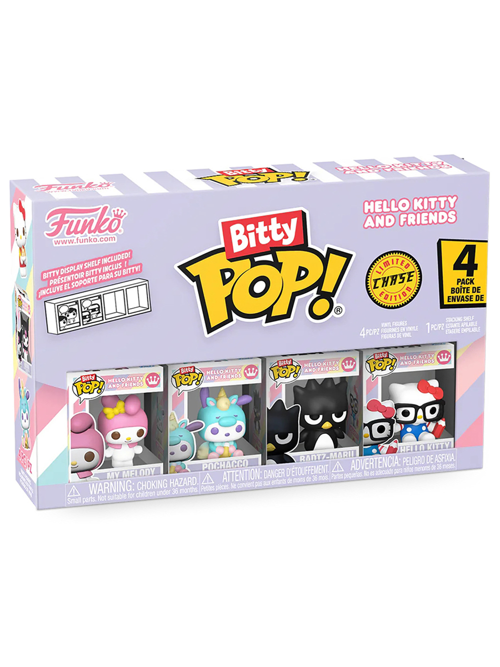 Фигурка Funko Bitty POP! Hello Kitty And Friends My Melody+Pochacco+Badtz+Chase (1 of 4) 4PK 85716