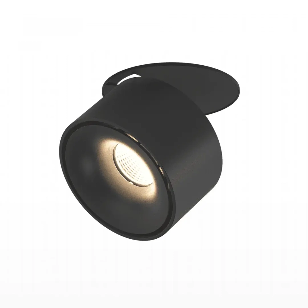 Светильник встраиваемый Vaes VERONA V, чёрный, поворотный, цоколь GU10