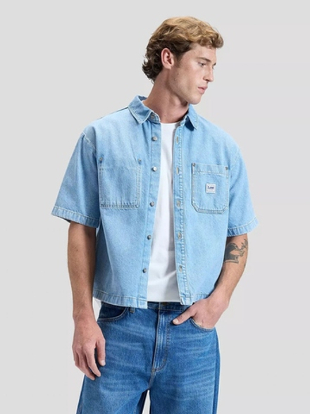 Рубашка мужская LEE SS WOKWEAR SHIRT JUST ME