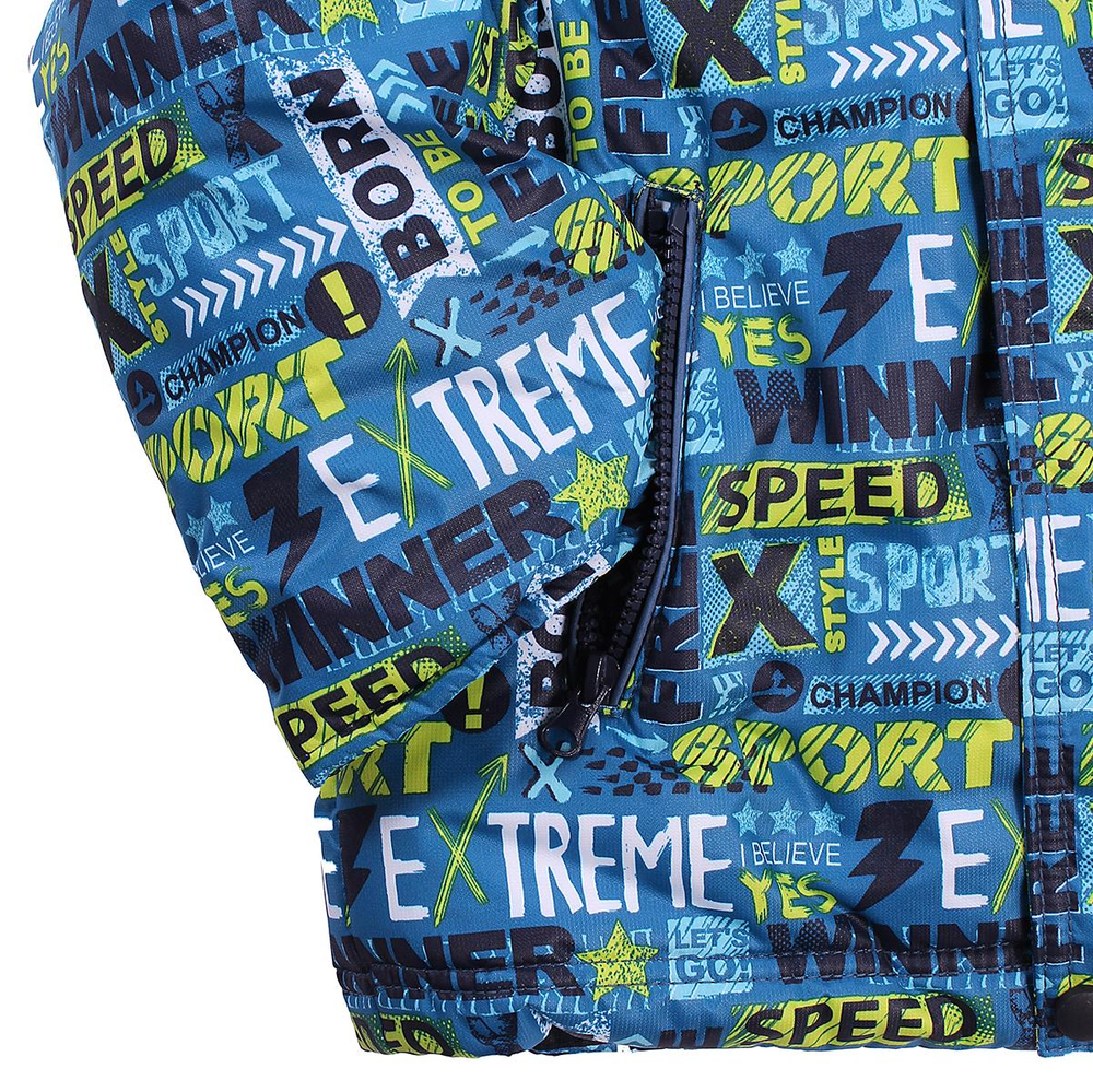 Комплект зимний д/мальчика "Экстрим" р.86, бирюза (Rusland) А 159-21