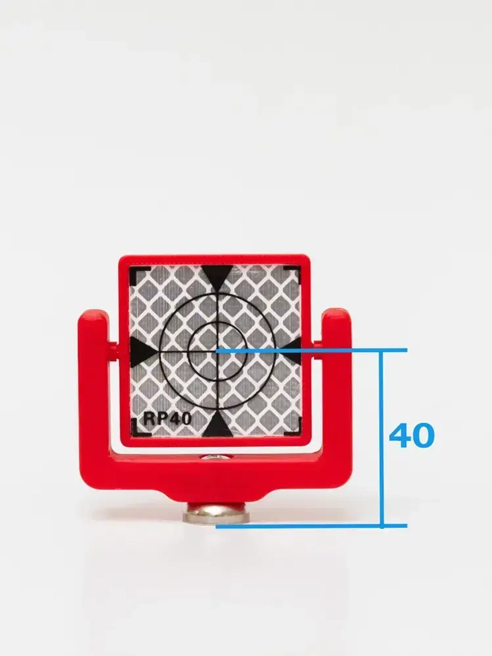 Марка геодезическая на магните МГМ-40, отражатель, пленка 40*40 мм, (комплект из 3 шт.)