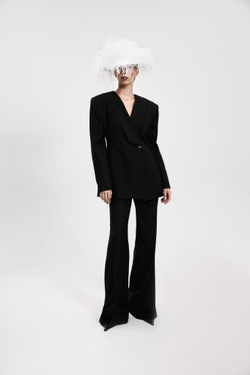 Смокинг женский, черный