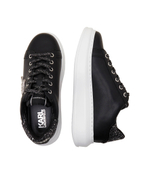 Кожаные кроссовки kapri signia Karl Lagerfeld - черный(KL62510G)