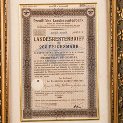 Винтаж: Облигация №03218 / PREUSSISCHE LANDESRENTENBANK