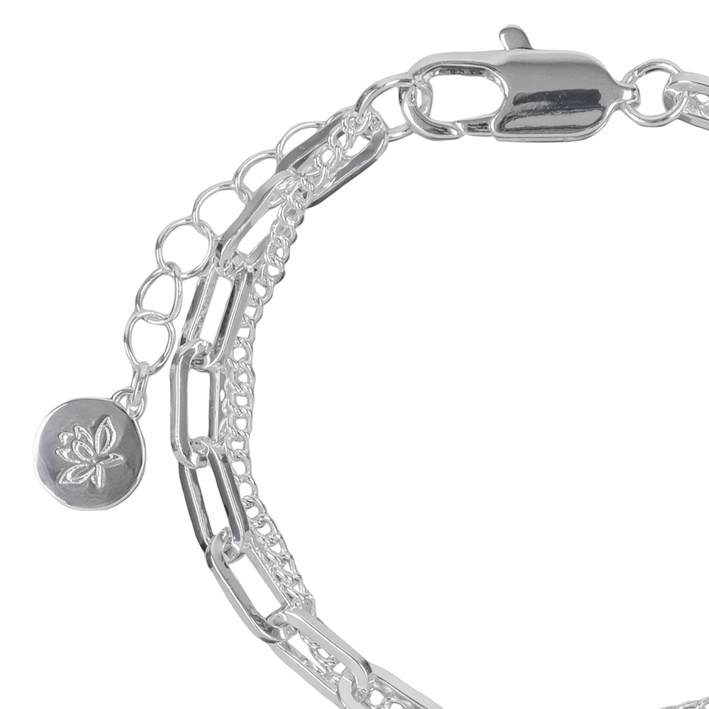 Браслет Fiore Luna Twice Сarabiner CL6104 S