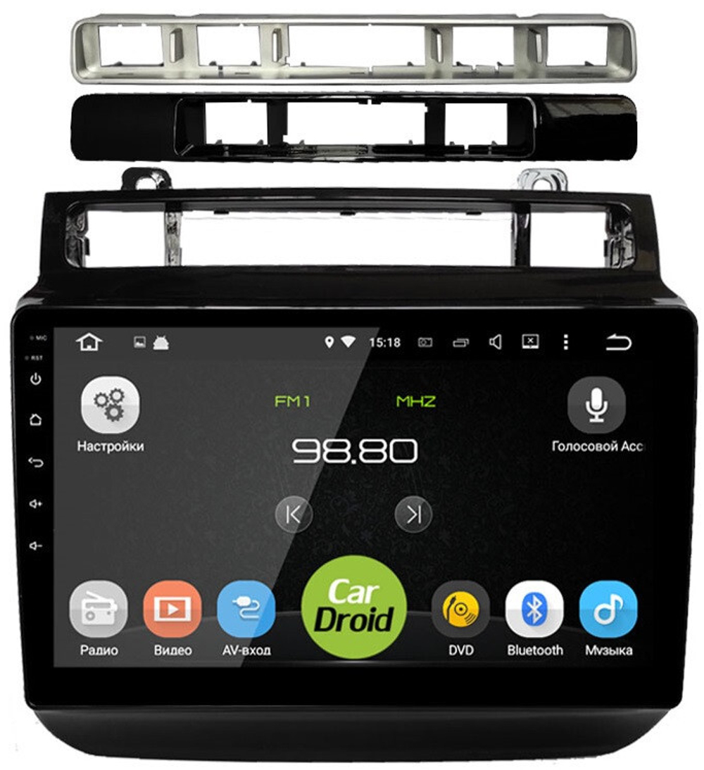 Магнитола для VW Touareg 2010-2018 (RCD550, поддержка подогревов) - Roximo RM-3712 Android 12, 8-ядер, 4/64Гб, SIM-слот