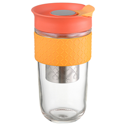 Кружка с ситечком 540мл Smart Solutions Jaunt красная