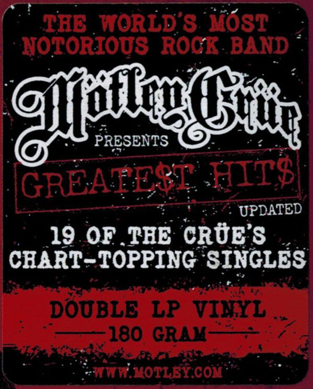 Motley Crue / Greatest Hits (2LP)