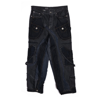 Кастомные джинсы от Ships с множеством деталей, L