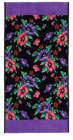 Полотенце 75x150 Feiler Mohn schwarz 52 veilchen