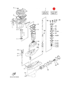 Ремкомплект помпы Kacawa Yamaha F40/F70A