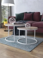 Комплект журнальных столов Акцент - БД - МДФ в ПВХ