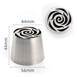 Насадка кондитерская большая «Дикая Роза» 56*44 мм