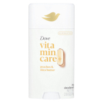 Dove, Vitamin Care + дезодорант, персики и масло ши, 74 г (2,6 унции)
