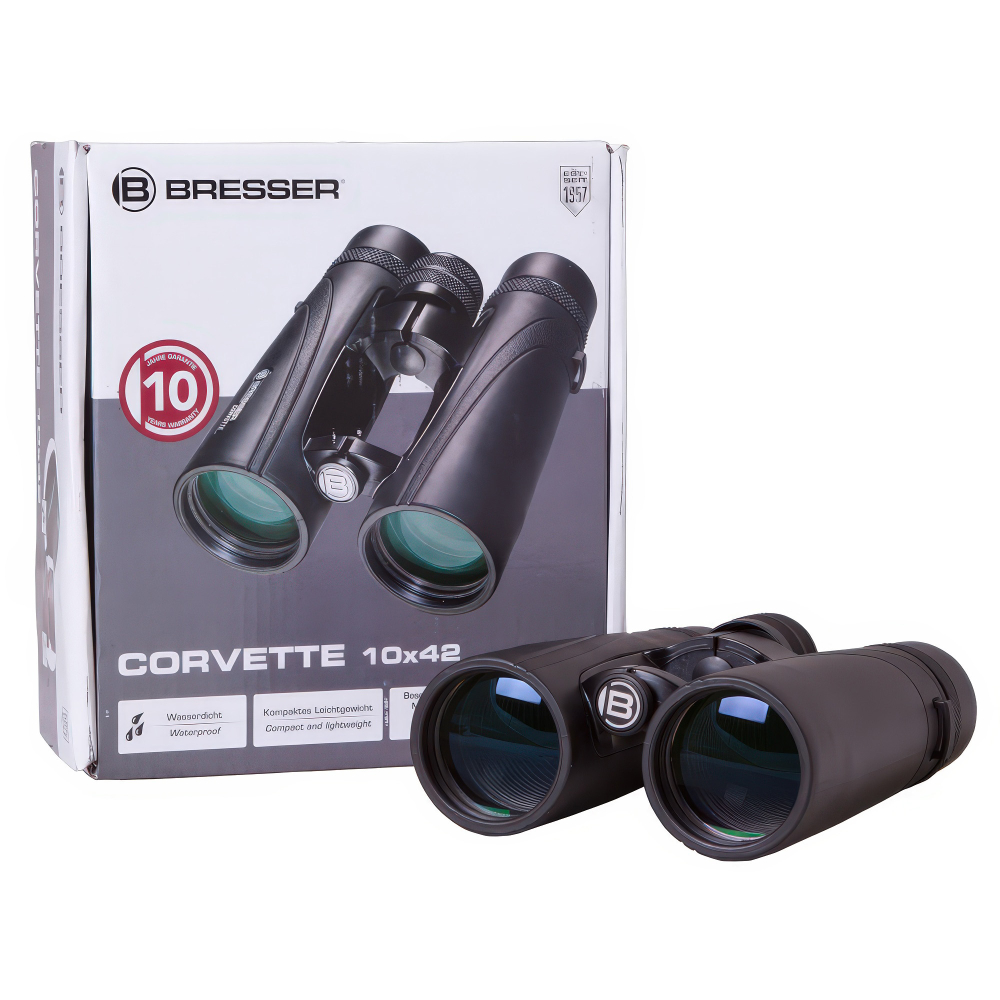 Бинокль Bresser Corvette X 10x42 - Плотный чехол в комплекте