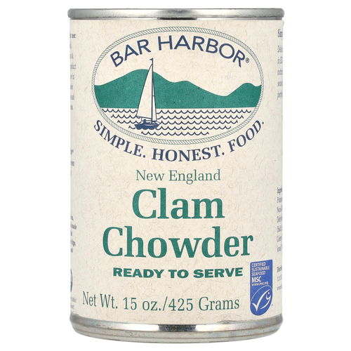 Bar Harbor, Похлебка из моллюсков в стиле Новой Англии, 425 г (15 унций)