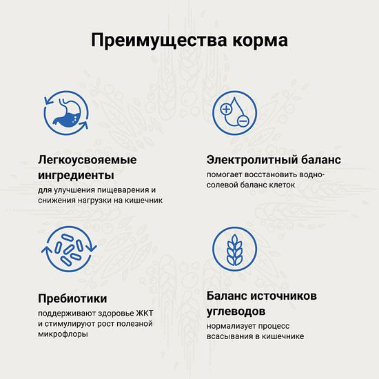 Craftia Galena Dog Gastrointestinal Care Ветеринарная диета для собак при заболеваниях ЖКТ, 2кг