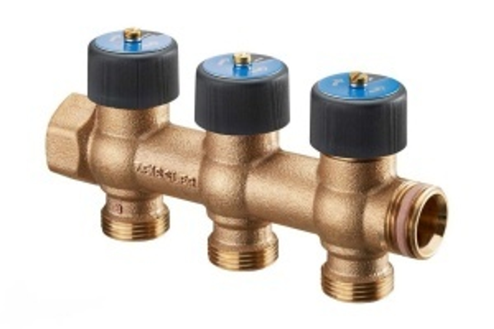 Распределительная гребенка 3 отвода 3/4"*3/4"EK 1/15