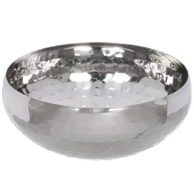 Салатник из нержавеющей стали 0,7л 15см, декоративный узор