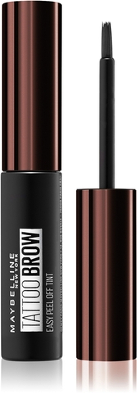 MAYBELLINE NEW YORK Tattoo Brow - Полуперманентная гелевая краска для бровей оттенок Dark Brown, 4 g
