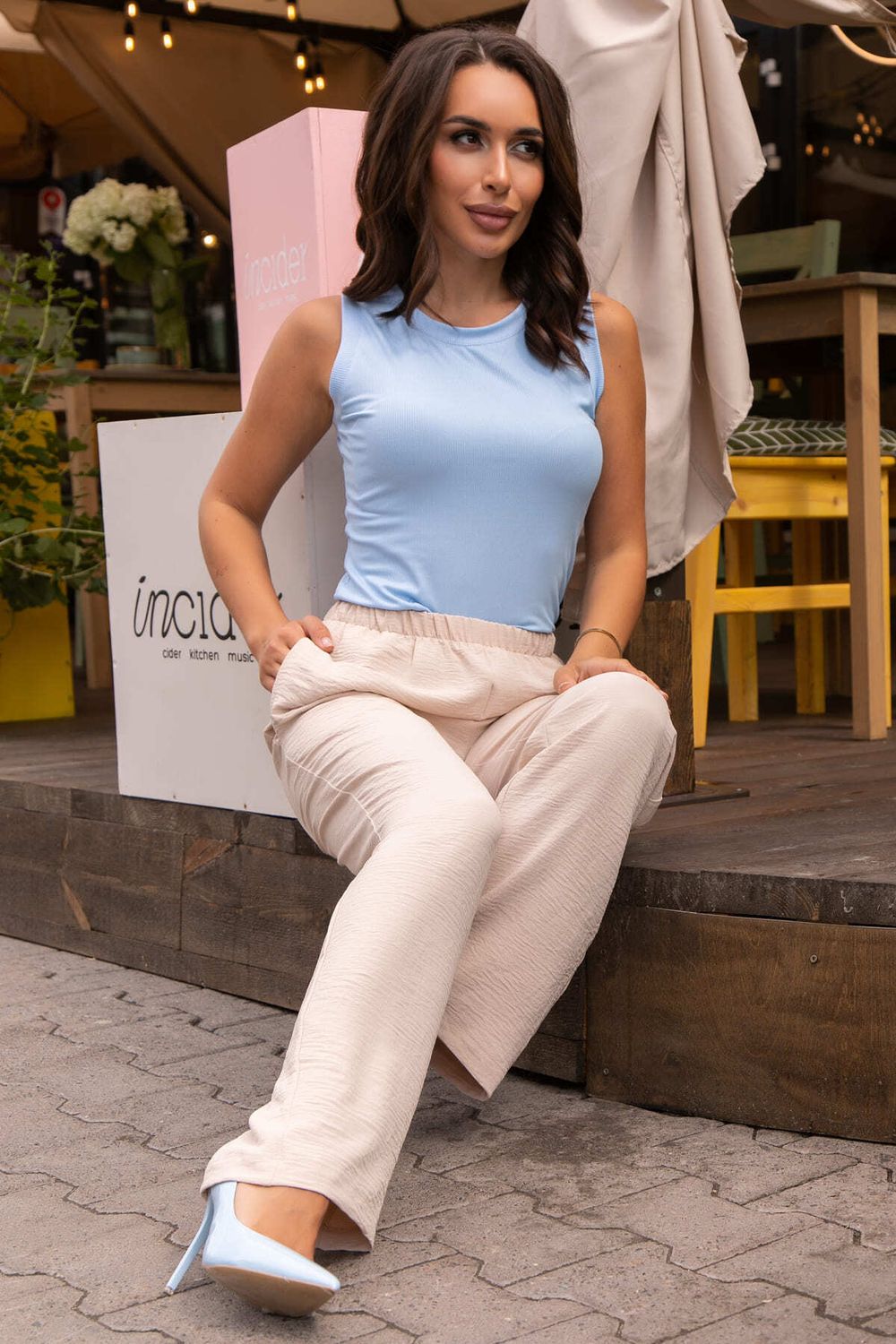 Брюки Диего (бежевые) Б14039-46М LT Collection