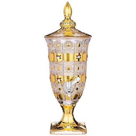 ДИСПЕНСЕР ДЛЯ НАПИТКОВ "ЛИМОНАДНИЦА LEFARD GOLD GLASS" 2Л 16*16*45СМ (КОР=2ШТ.)