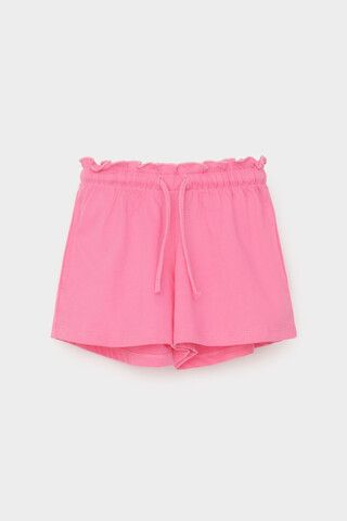 шорты  для девочки  КР 400688-1/неоновый розовый к555