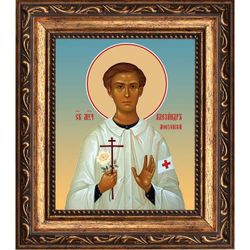 Александр (Шморель) Мюнхенский мученик. Икона на холсте.