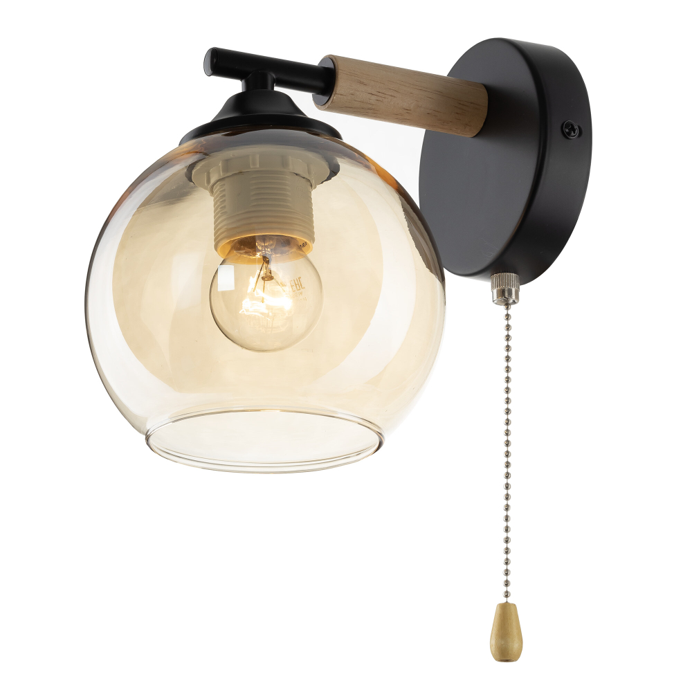 Citilux TIKA CL133411 Бра с выключателем Чёрное