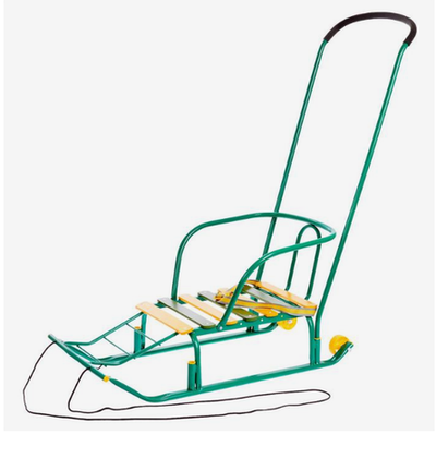 Санки «Тимка 5 комфорт», цвет зелёный