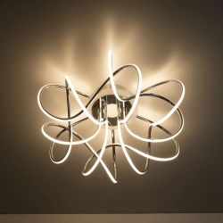 Citilux Джемини Смарт CL229A161E RGB Умная люстра Хром