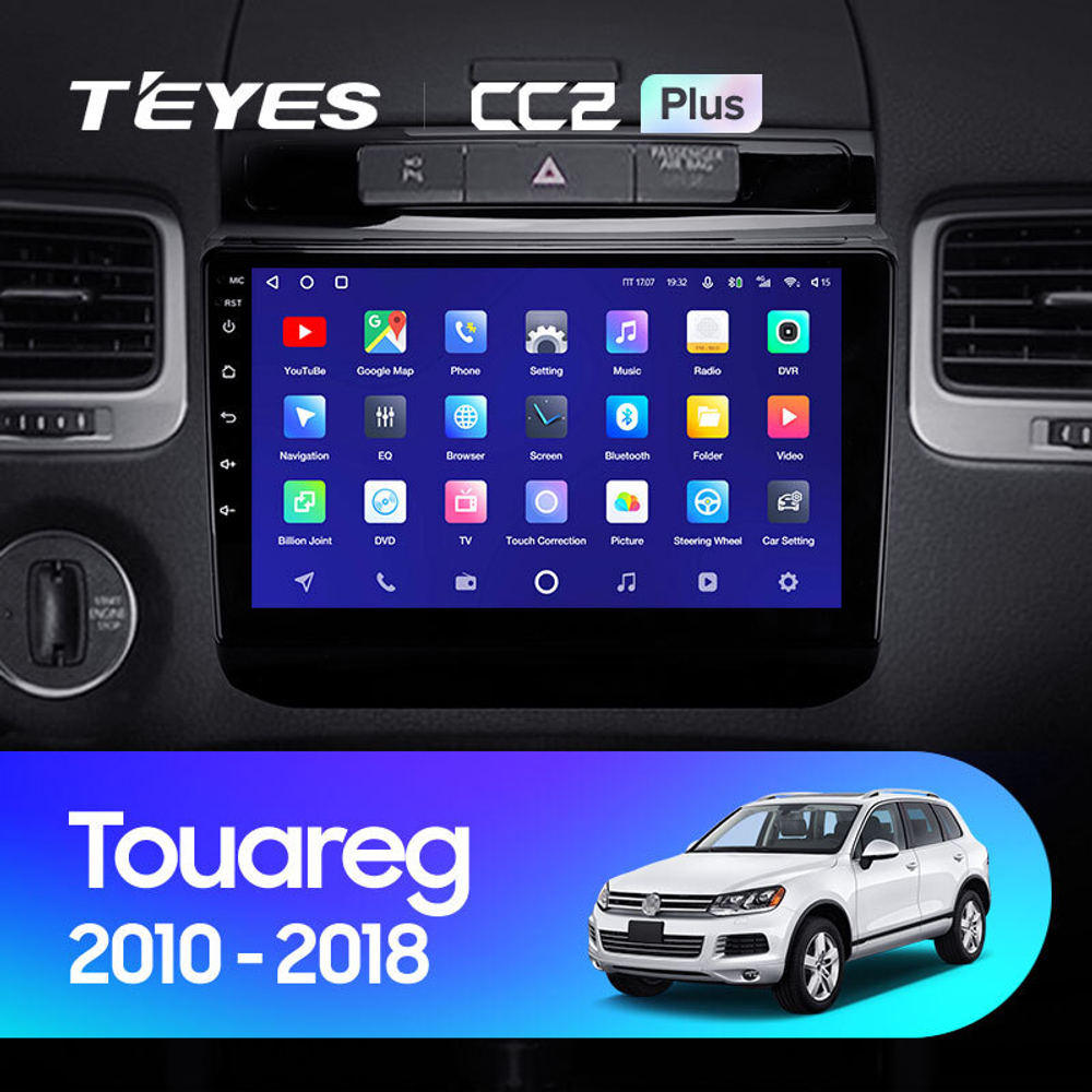 Teyes CC2 Plus 9"для Volkswagen Touareg 2010-2018