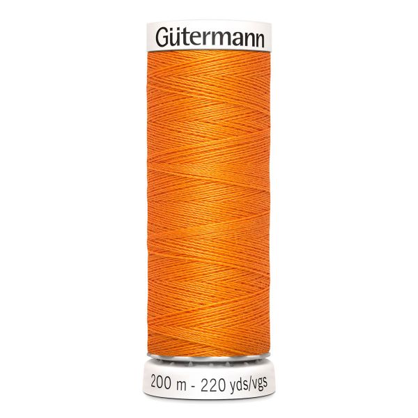 Нитки универсальные Gutermann Sew-all 100 (200 метров), 5 кат. | 350 св.оранжевый