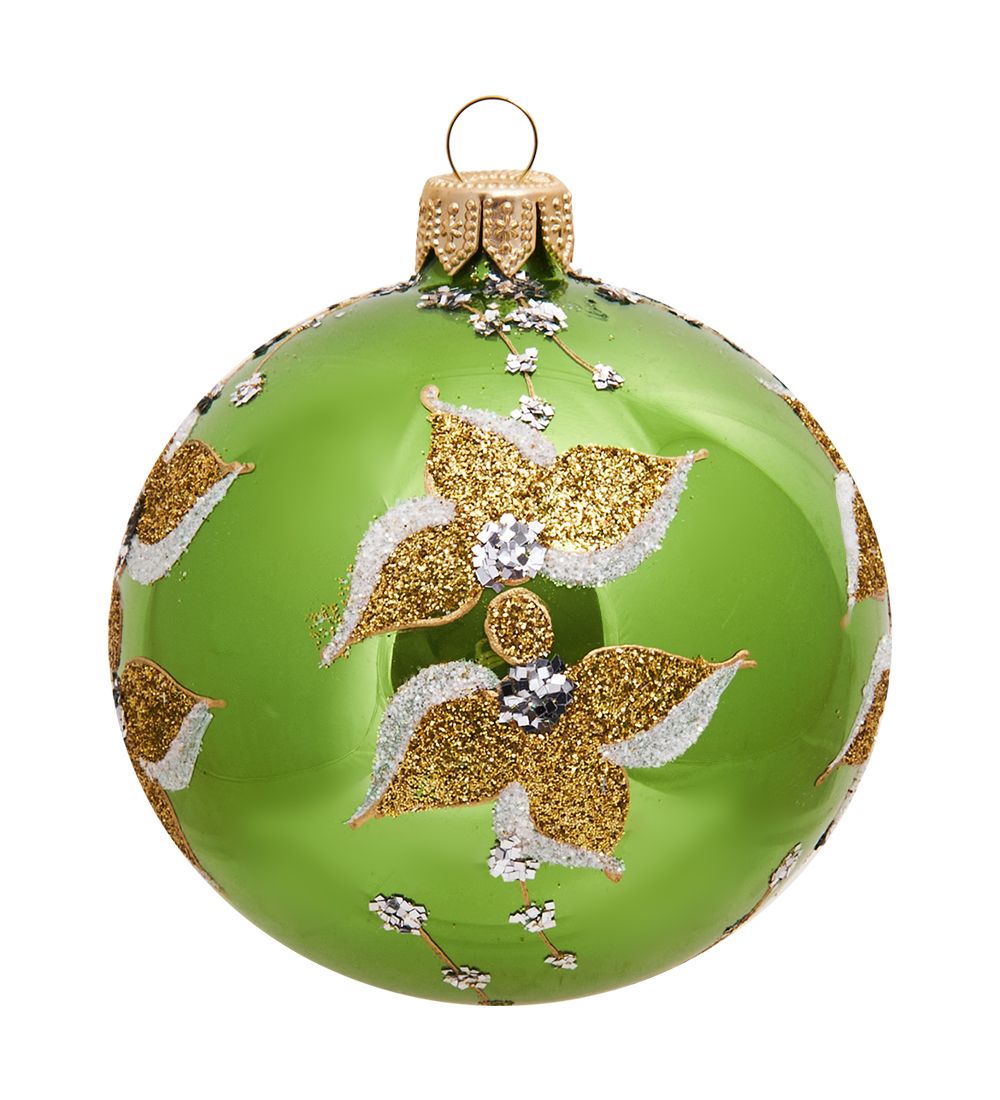 Элита НФШ-1358 Набор ел.украшений Шар 2шт «Трилистник» 80 мм