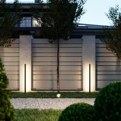 7036/16GL NATURE ODL25 715 черный/металл/акрил Уличный светильник IP65 LED 16W 3000K 120° AC90-265V PIFA