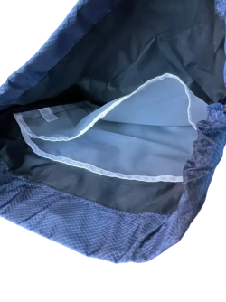 Рюкзак спортивный непромокаемый с отделом для обуви синий QOZA, 25 л