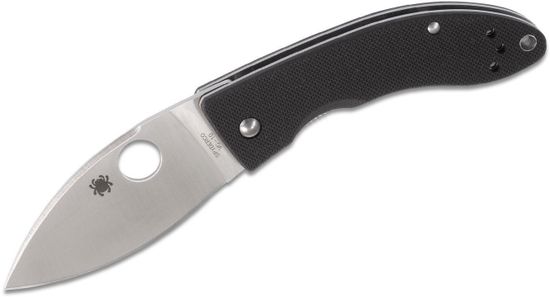 Складной нож Spyderco Lil' Lum C205GP c клинком из стали Böhler N690Co, рукоять G10