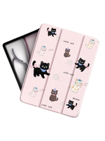 MOSBROS Xing Y1 Series Cover For IPad Pro 11 (M4) (2024)/Pro 11 2020 Bear-Black