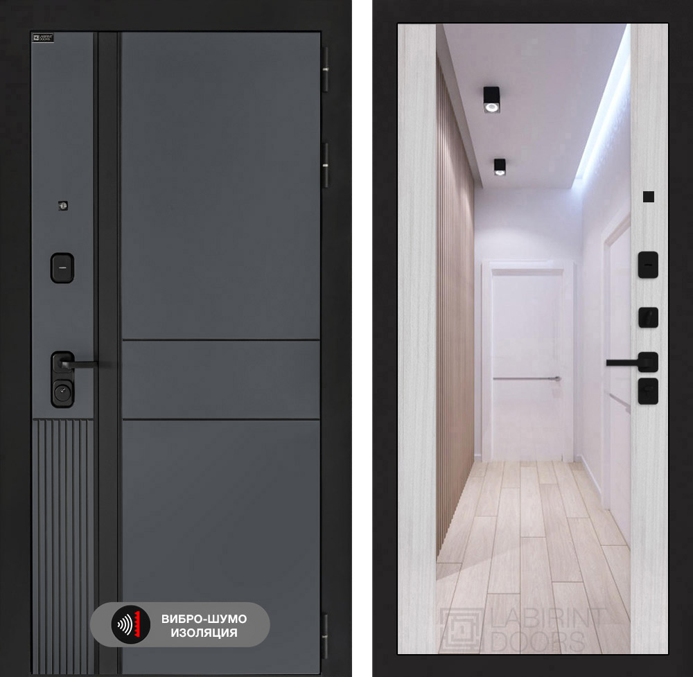 Эволаб зеркало МАХ сандал белый