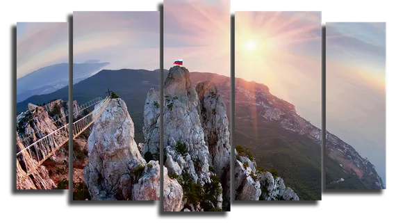 Модульная картина "Гора Ай-Петри"