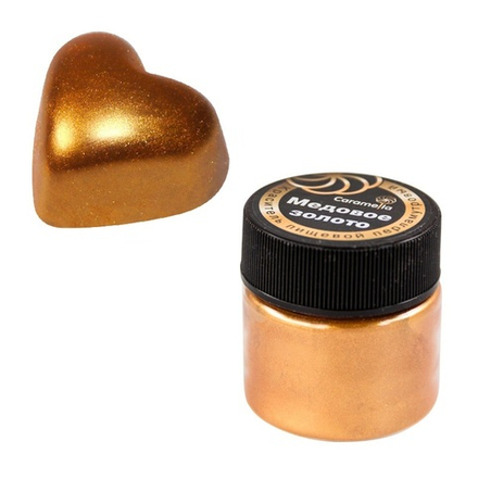 Краситель сухой перламутровый Caramella, кандурин "Медовое золото" 5 г