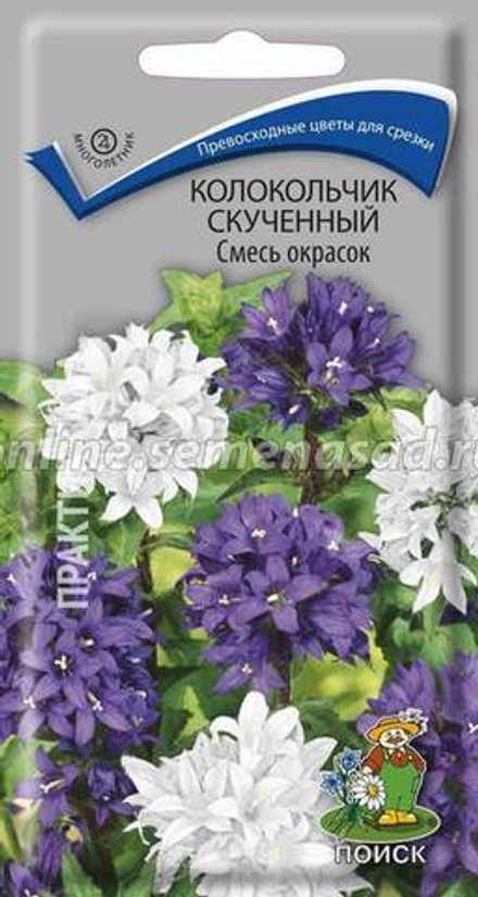 Колокольчик скученный смесь 0,05г Ц Поиск